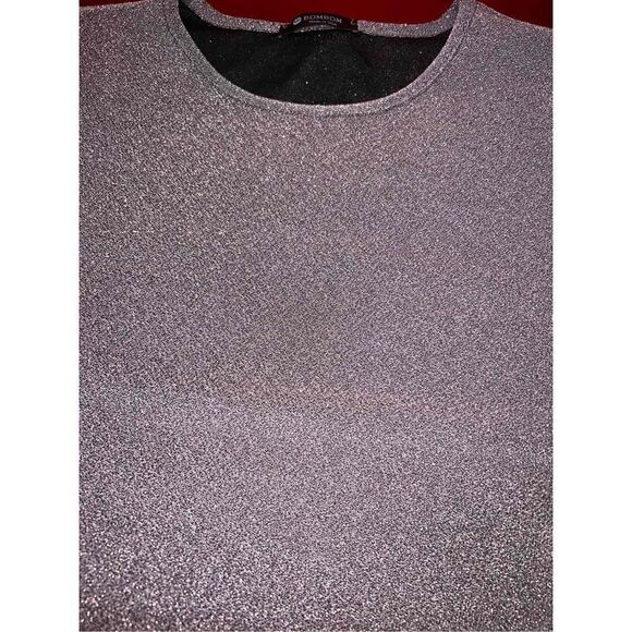 BomBom large Sexy pink sparkly ruched bodycon long sleeve holiday party dress 
￼ - Picture 3 of 3